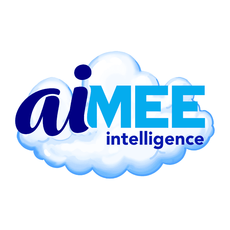 aimee logo over a cloud